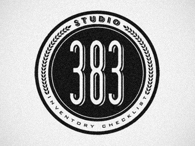 Dribbble - Studio 383: Inventory Checklist by Ben Suarez #icon #logo #retro #vintage