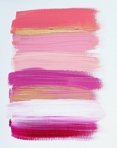 e s t h e r #art #abstract #paint #pink #acrylic #stripes