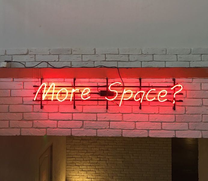 More Space? photo by Sami Mititelu (@samimit) on Unsplash