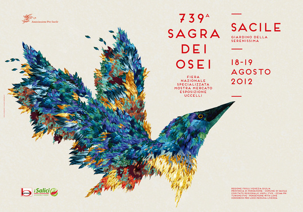 Sagra dei Osei on Behance #red #bird #typography