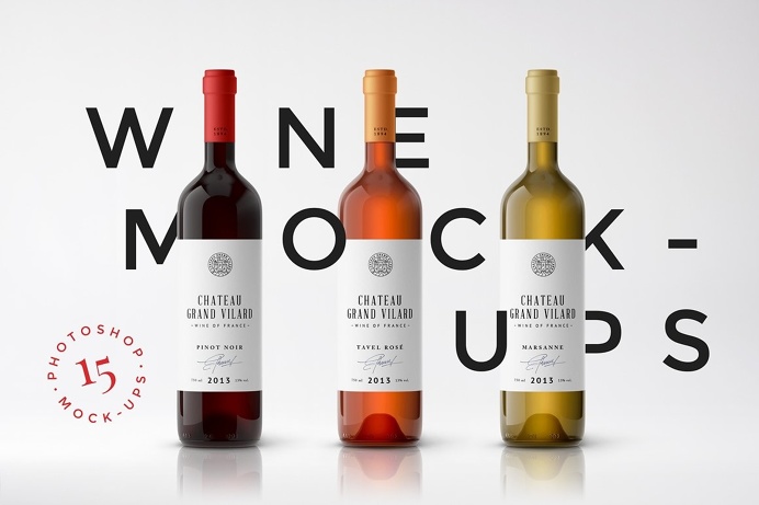 Wine Packaging Mockups - Designr Kit