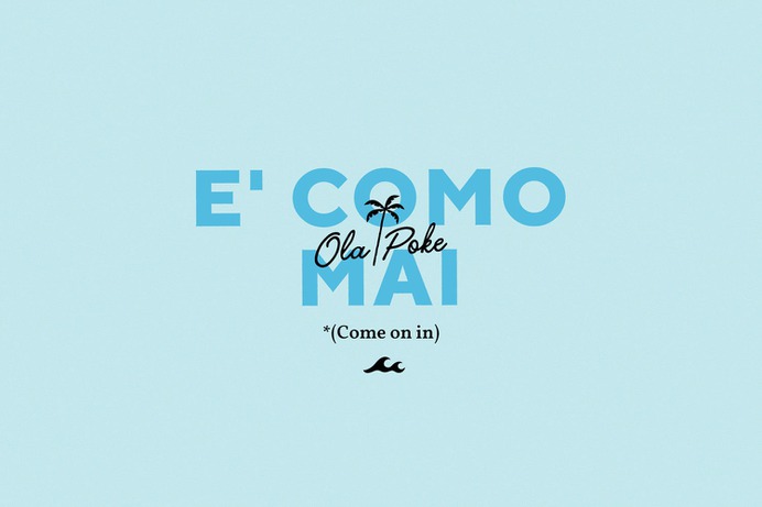 Ola Poke Branding - Mindsparkle Mag Puro Diseño designed the branding for Ola Poke. The Hawaiian word "ola" translates to: life, health and well-being. #logo #packaging #identity #branding #design #color #photography #graphic #design #gallery #blog #project #mindsparkle #mag #beautiful #portfolio #designer