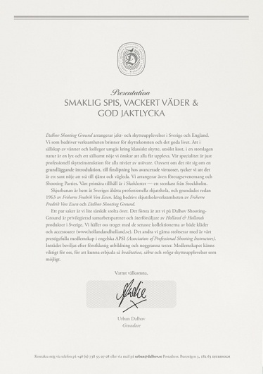 Jonas Eriksson » Every Reason to Panic #ground #shooting #dalhov #letter #letterhead #paper