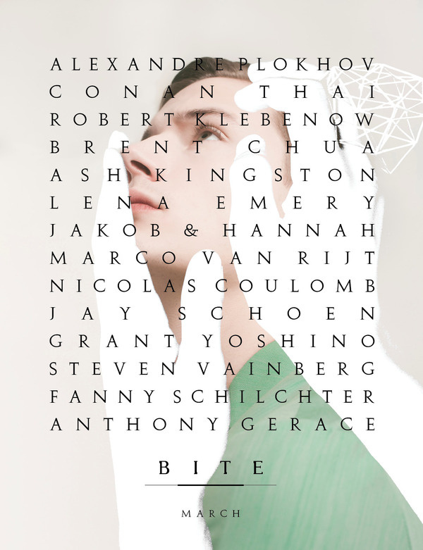 Source: bite zine.com #cover #bite #editorial #magazine