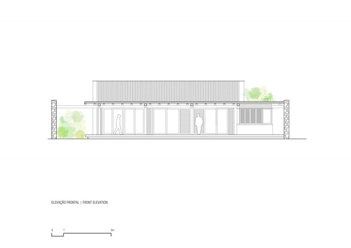 Bamboo House in Rural Brazil by Vilela Florez