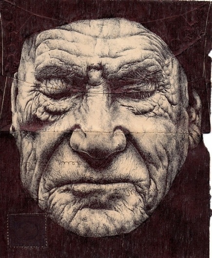 Envelope Drawings by Mark Powell | Colossal #envelopes #illustration #hand #drawn