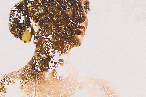 Double Exposure Portraits by Sara K Byrne #exposure #digital #photography #double #art