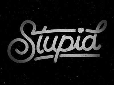 Little Scripty chunk of a bigger project I'm working on #heart #script #illustration #vintage #type #typography