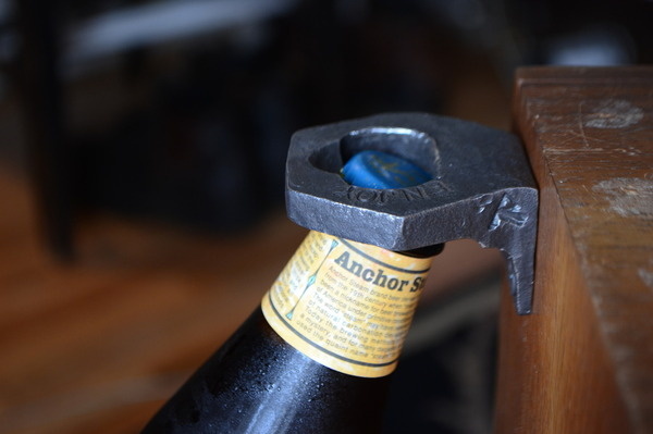 Bottle Opener Mount : Handcrafted Steel #beer #design #product