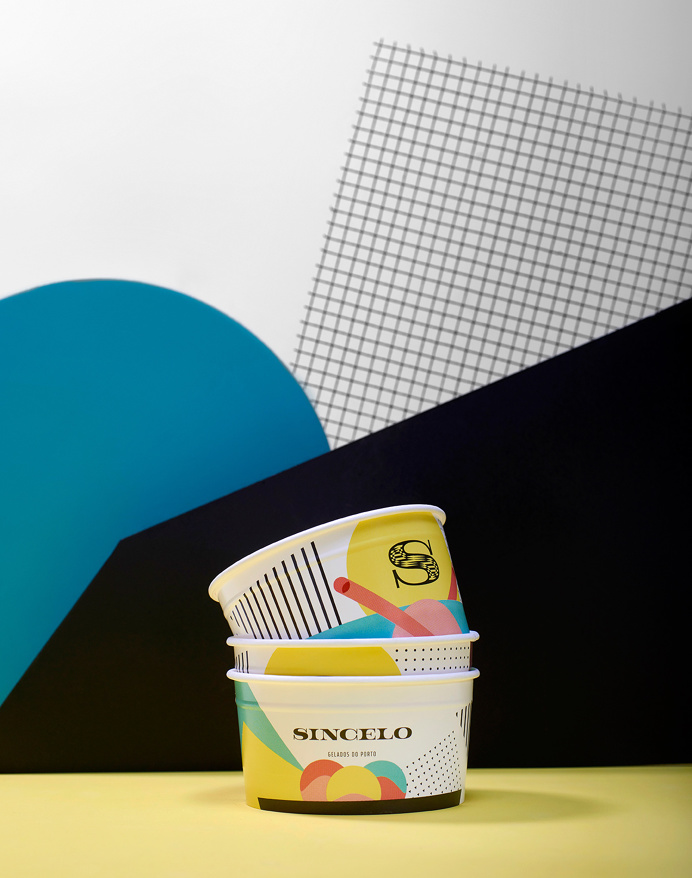 Sincelo ice cream from Porto Portugal colorful branding graphic design inspiration designblog www.mindsparklemag.com