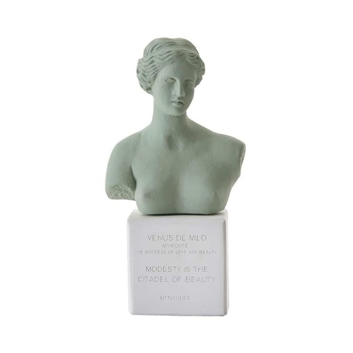 SOPHIA Venus Bust Greek Statue Green