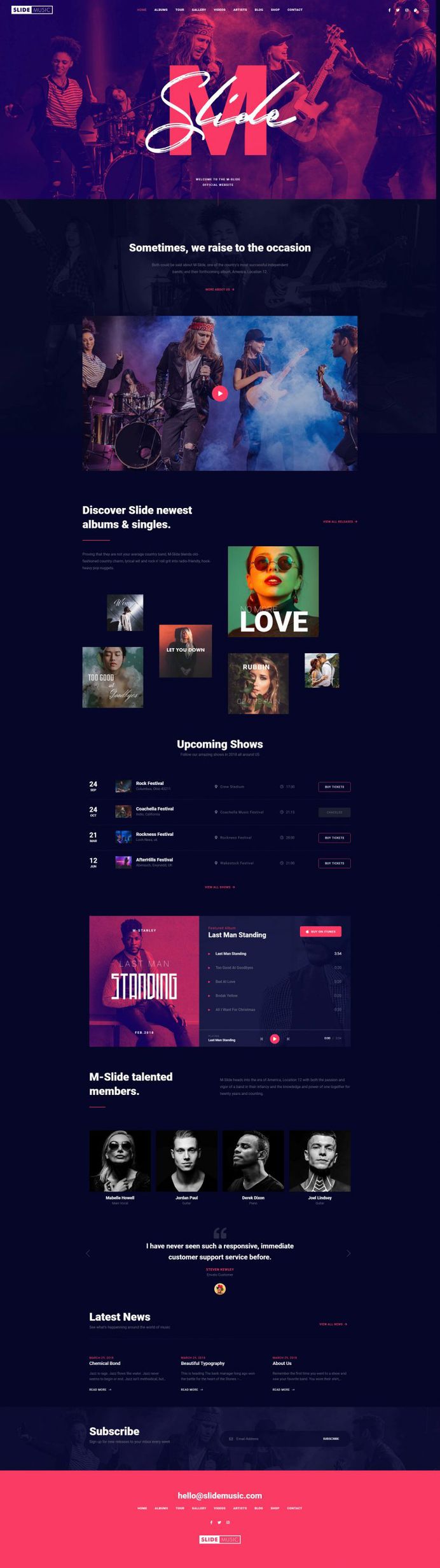 Slide – Creative Music Template