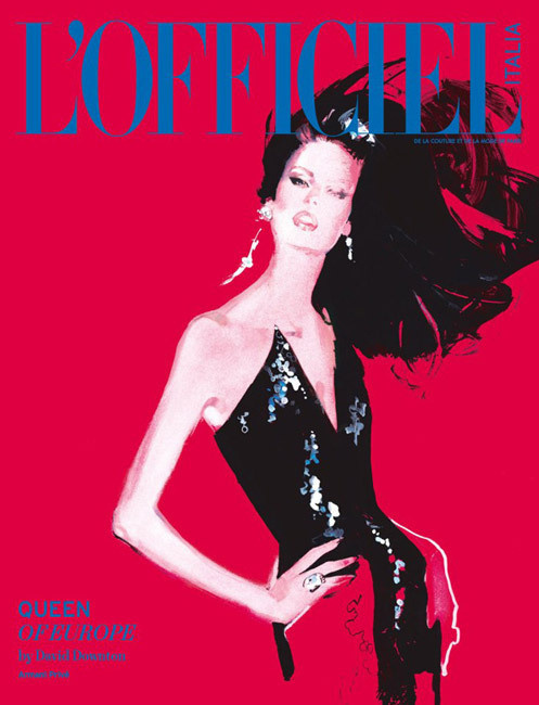 l officiel sep 2012 downton #lofficiel #illustrated #downton #illustration #fashion #david