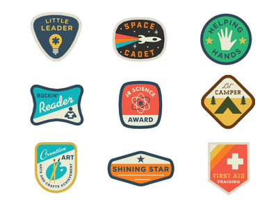 Land Of Nod Badges #badge #shape