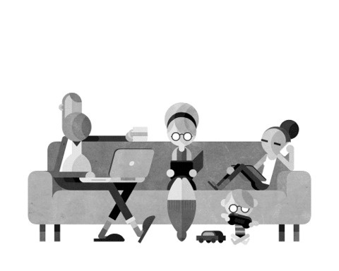 Seamlessly pleasing Imgur #illustration #animation #people