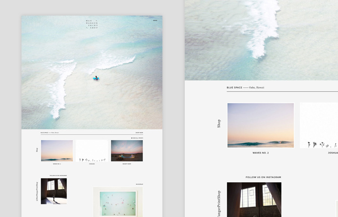 Studio Faculty—Max Wanger Print Shop Website Design