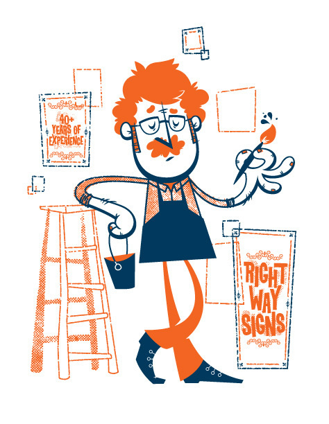 Thesignpainterfull #painter #paint #design #character