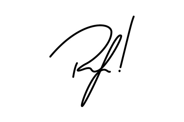 RF! - Logo #type #white #black #logo