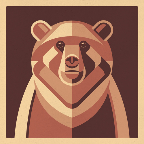 Bear Illustration by DKNG