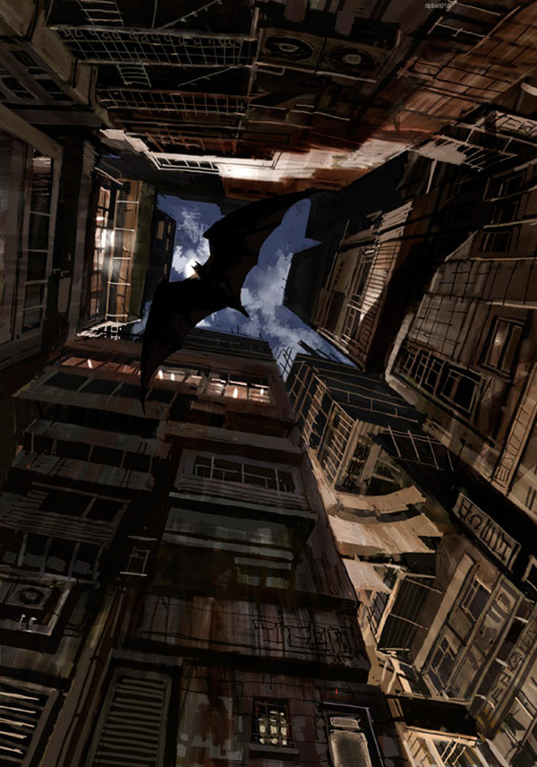 The Art Of Animation, Dermot Power #dc #flight #batman #illustration #bat #wings #comics