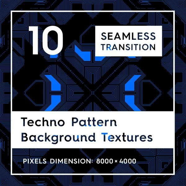 10 Techno Pattern Backgrounds #techno #pattern #backgrounds
