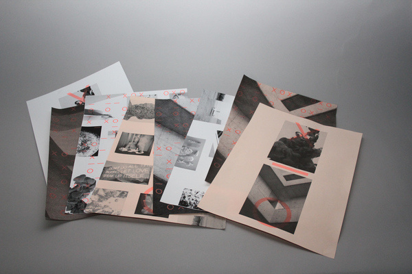 Crossover Festival on the Behance Network #white #branding #pink #event #black #exhibition #identity #and #bw #neon