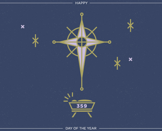 yearofbirthdays.com Christmas Day #birthdays #year #of #christmas #illustration #typography