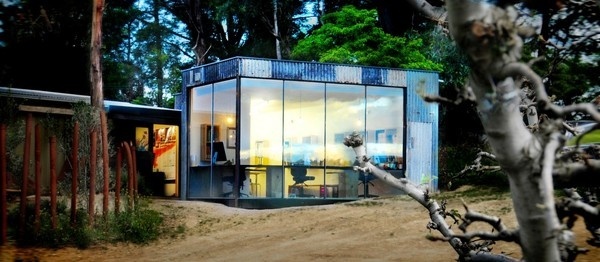 The Studio / Branch Studio Architects #woods #office #glass #architecture #cabin #metal