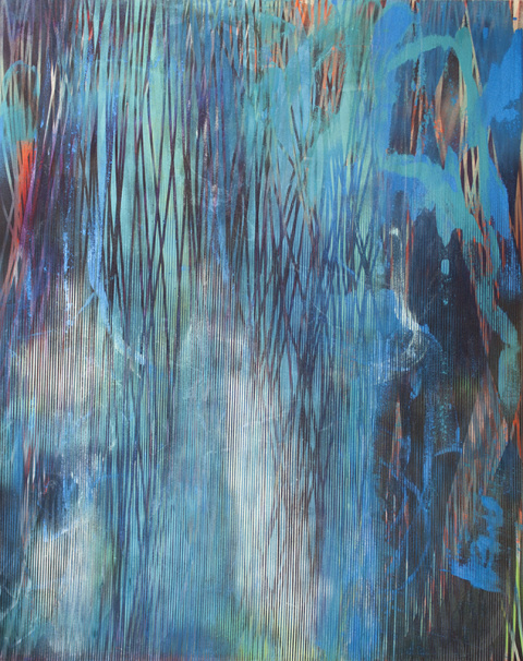 Chris Trueman | PICDIT #abstract #design #art #painting #blue #colour