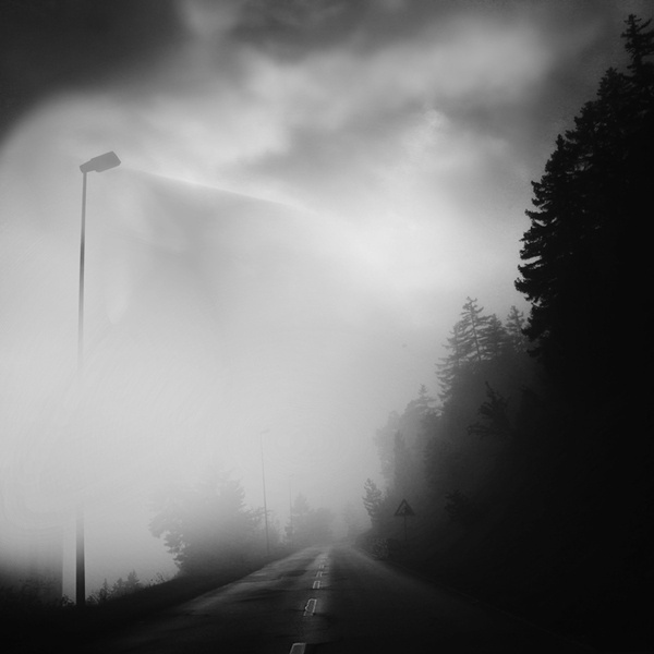 Route D'automne, photography by Veronique Soulier. In Transportation, Road, car, cycle. Route D #road