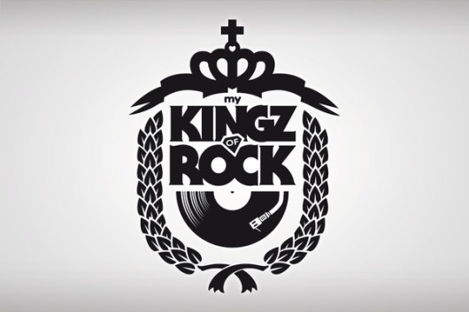 my KINGZ (of) ROCK on the Behance Network #logo #5ive