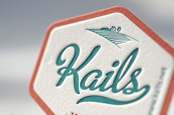 Letterpress Business Card - Hangtag #business card #letterpress #card #corporate identity #hangtag