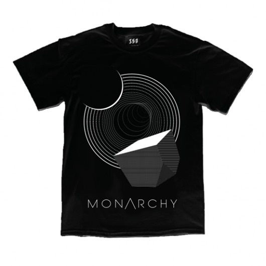 k a t e m o r o s s / w o r k / MONARCHY #blackwhite #apparel #graphic #illustrations #tee