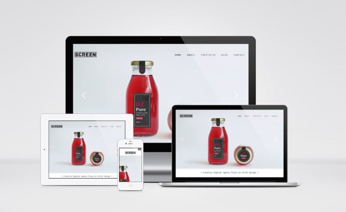 Screen : Simple Portfolio Wordpress Theme