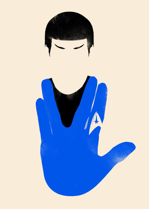 Live Long and Prosper #print #trek #illustration #star #poster