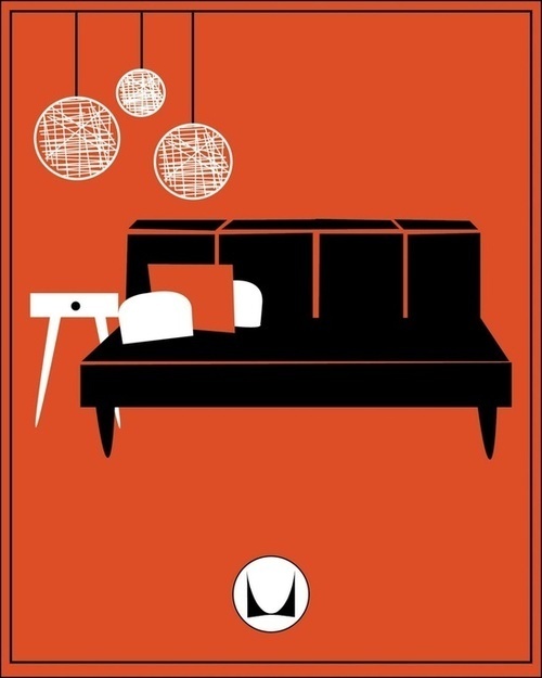 MID CENTURY MODERN DESIGN, Herman Miller Ad, ca. 1955 #miller #design #furniture #1955 #poster #herman