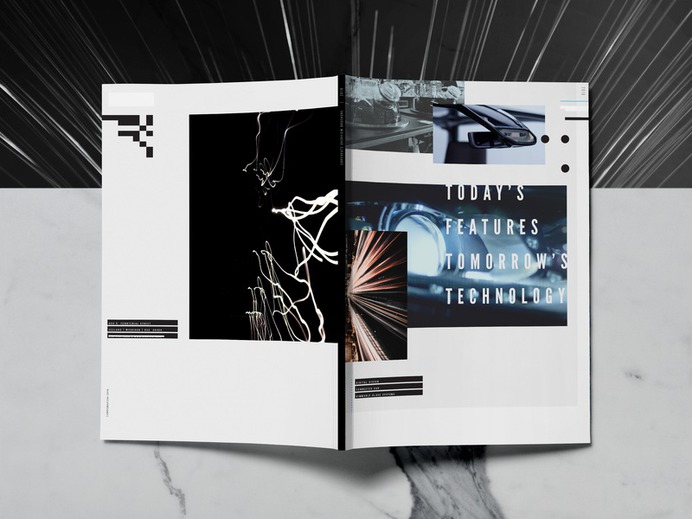 Tech Brochure Covers josh kulchar full circle cover art branding modern futurist art direction graphic design editorial design design tech magazine cover design brochure print print design ___ Josh Kulchar