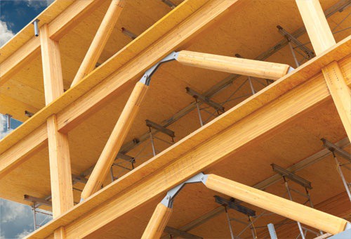 2 story glulam