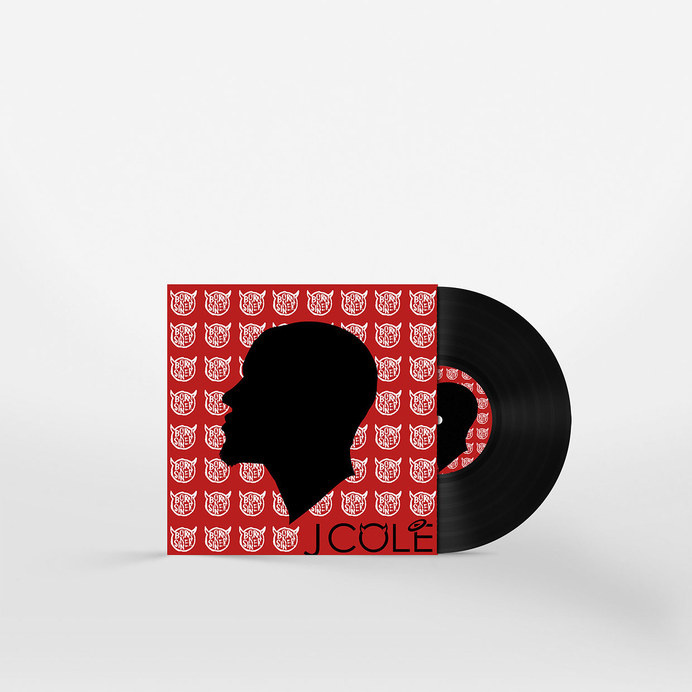 Born Sinner by J. Cole Album Cover Redesign by Matt Hodin www.Behance.net/MattHodin