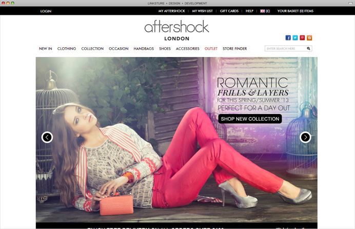 A feature rich #Magento eCommerce website with #creative design.