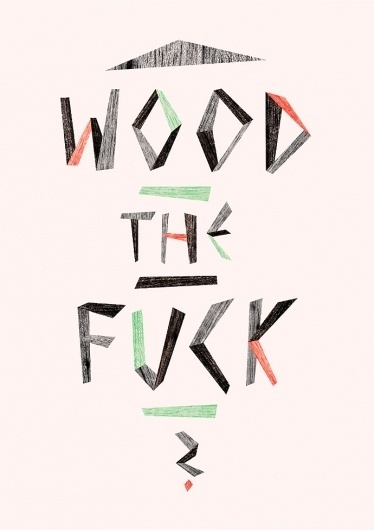 Maria Fischer · Portfolio · Illustration #fischer #structure #wood #illustration #maria #typography
