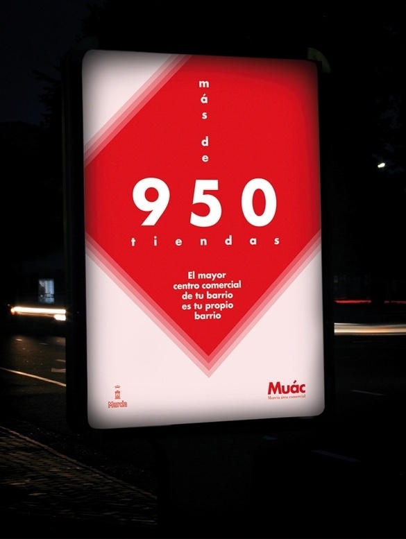La marca Muác anima a los murcianos a comprar en su barrio | Murcia Visual #red #sublima #shop #muac #poster #murcia