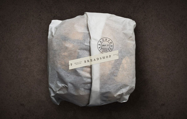 Scott Naauao #packaging #design #food #logo #paper #bread #typography