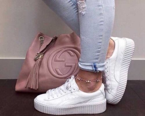 white-sneaker-with-gucci-bag