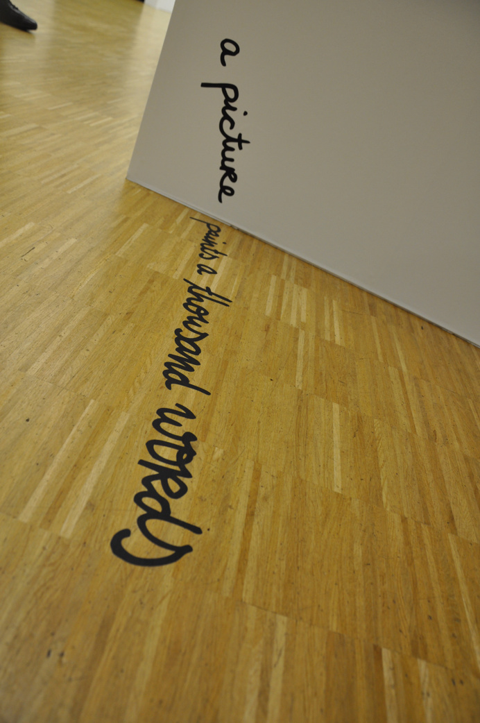 white elephant (Art Cologne + KHM) _typographische Rauminstallation von Jisun Lee und Catrin Mackowski