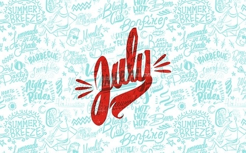 25 Inspirational Typographic Designs | From up North #celebration #july
