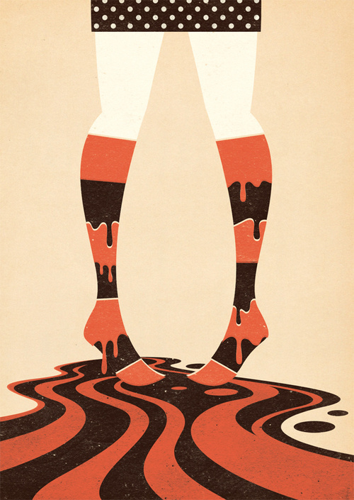 zarapicken_large_meltdown_1.jpg #illustration #retro