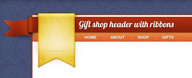 Ribbon header psd Free Psd. See more inspiration related to Ribbon, Header, Ui, Clean, Psd and Horizontal on Freepik.