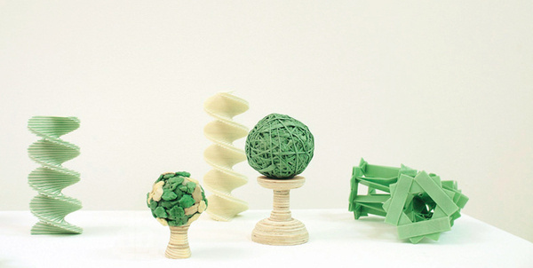 CJWHO ™ (chewing gum structures by jeremy laffon) #sculpture #design #gum #laffon #art #jeremy #chewing #green