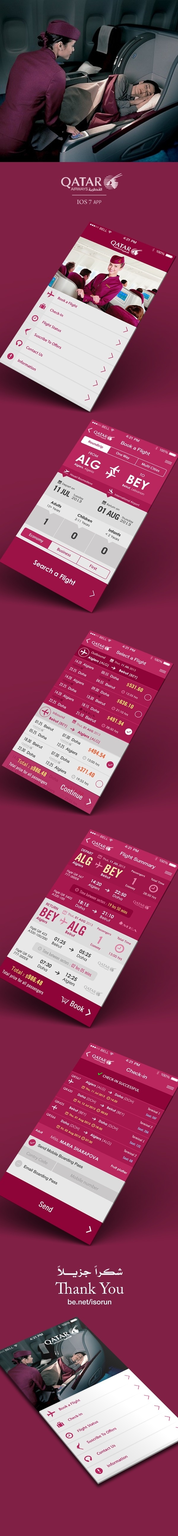 Flight Search App IOS 7 on Behance #app #mobile #ui